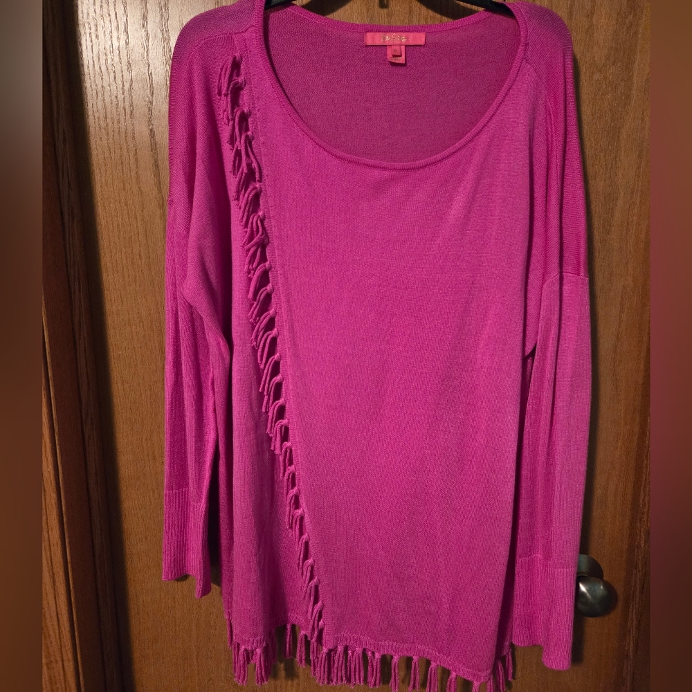 Fuchsia pink sweater